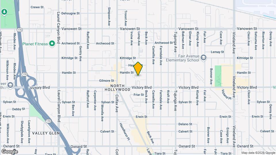11601 Gilmore St Map and Location Details