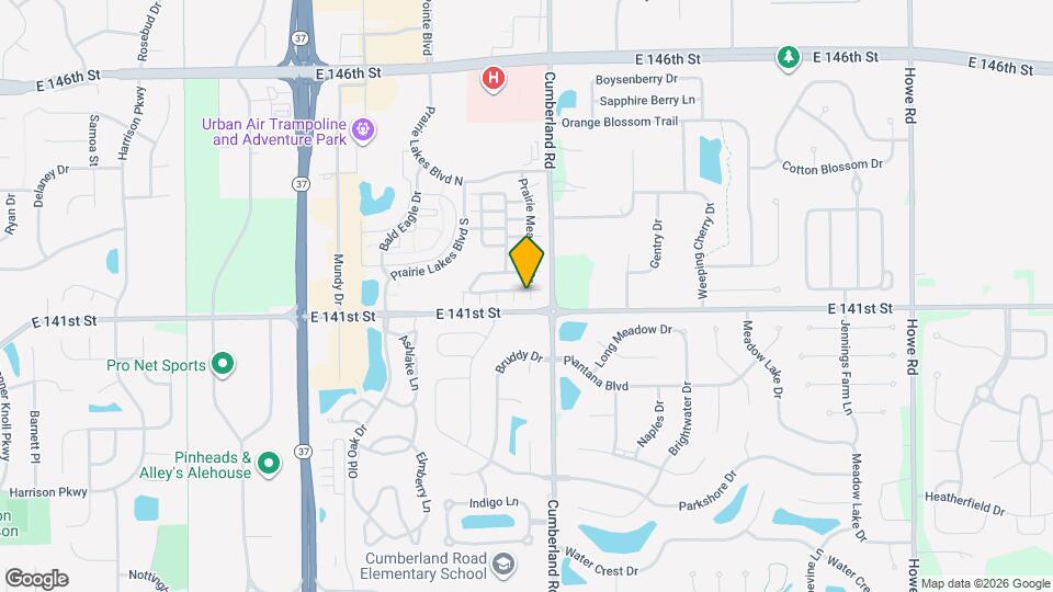 9743 Prairie Smoke Dr Map and Location Details