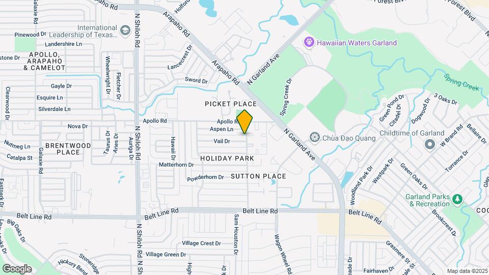 1901 Vail Dr Map and Location Details