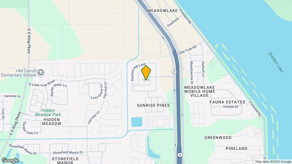 9910 Waldens Pond Court Map and Location Details