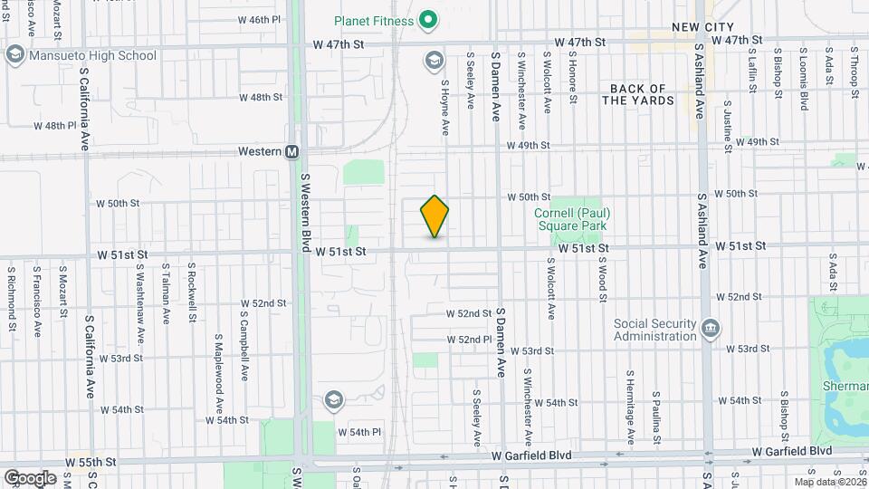 2114 W 51st St Map and Location Details