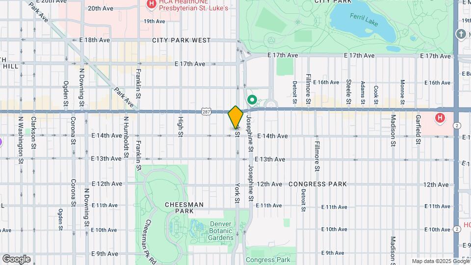 2237 E 14th Ave Map and Location Details