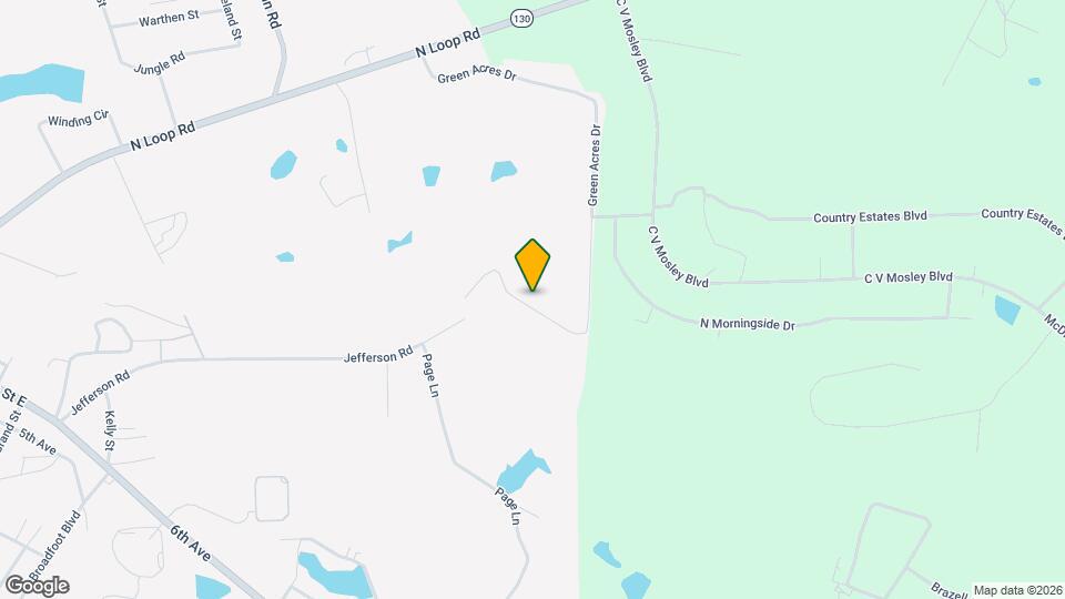 1729 Green Acres Dr Map and Location Details