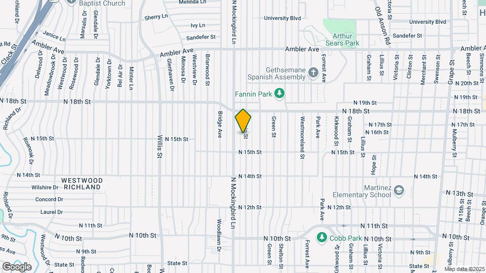 1558 Fannin St Map and Location Details