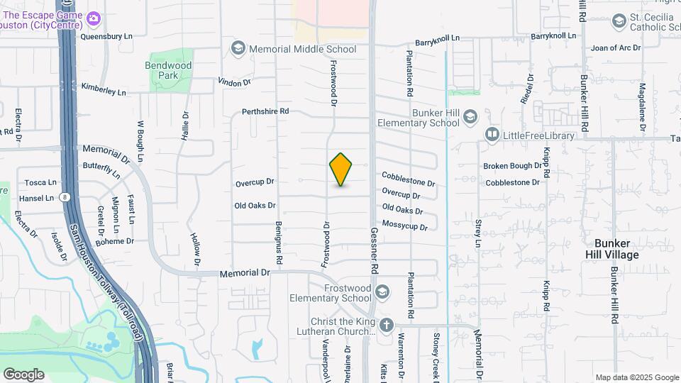 12326 Old Oaks Dr Map and Location Details