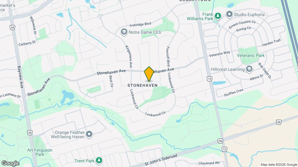 974 Creebridge Crescent Map and Location Details