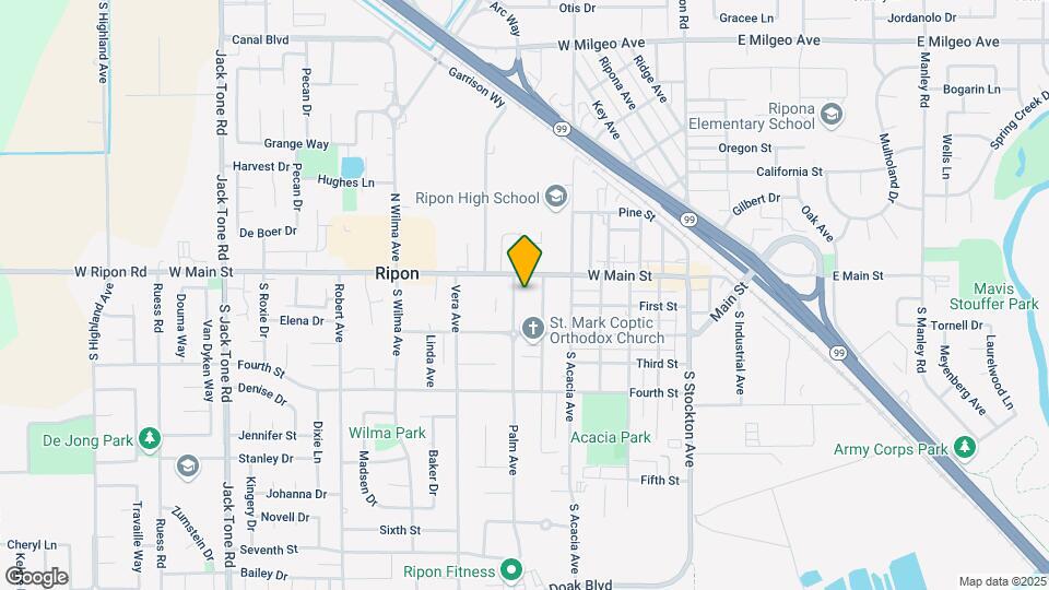128 Palm Ave Map and Location Details