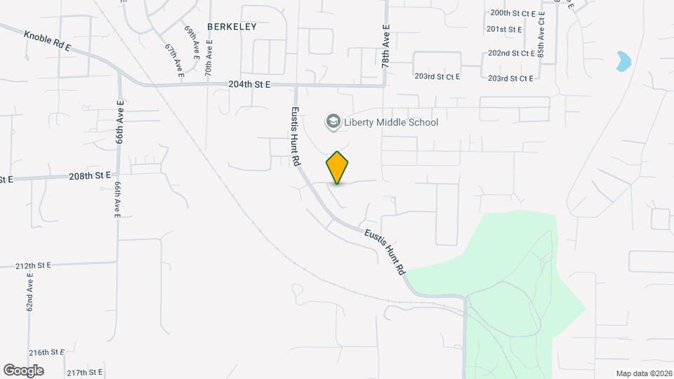 7501 208th St Ct E Map and Location Details