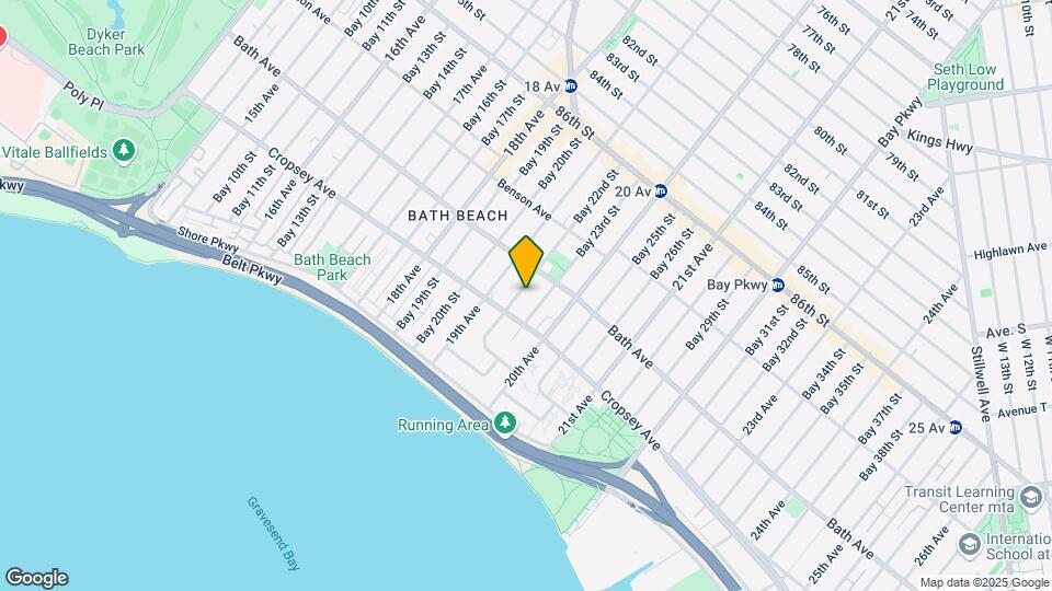 187 Bay 22nd St Map and Location Details
