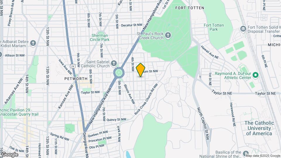 315 Upshur St NW Map and Location Details