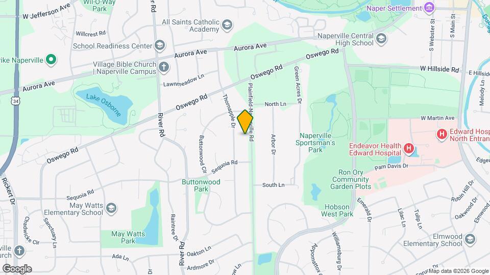 7S416 Plainfield Naperville Rd Mapa y Detalles de la Ubicación