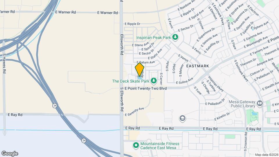 9314 E Solina Ave Mapa y Detalles de la Ubicación