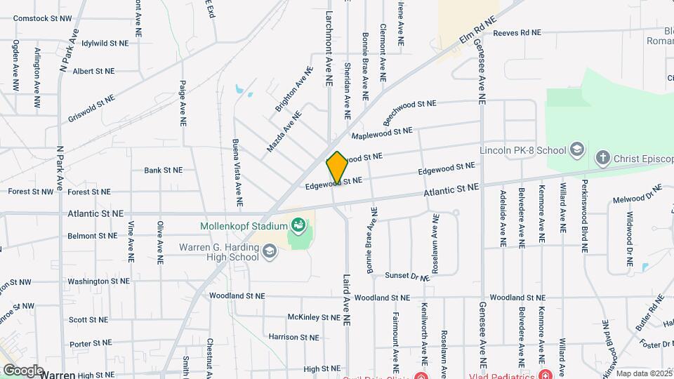 1216 Edgewood St NE Map and Location Details
