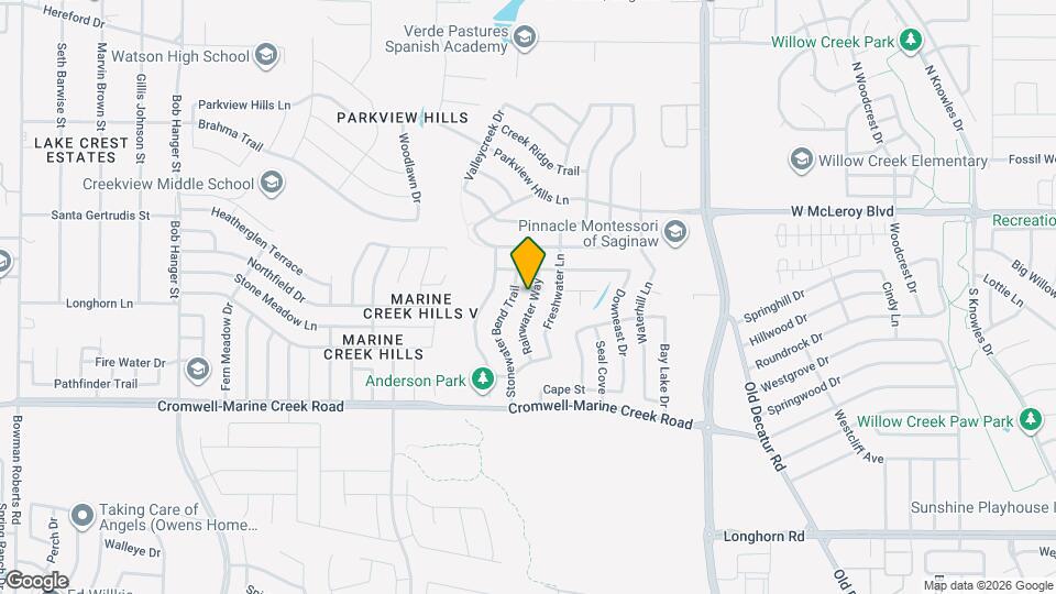 6429 Rainwater Way Mapa y Detalles de la Ubicación