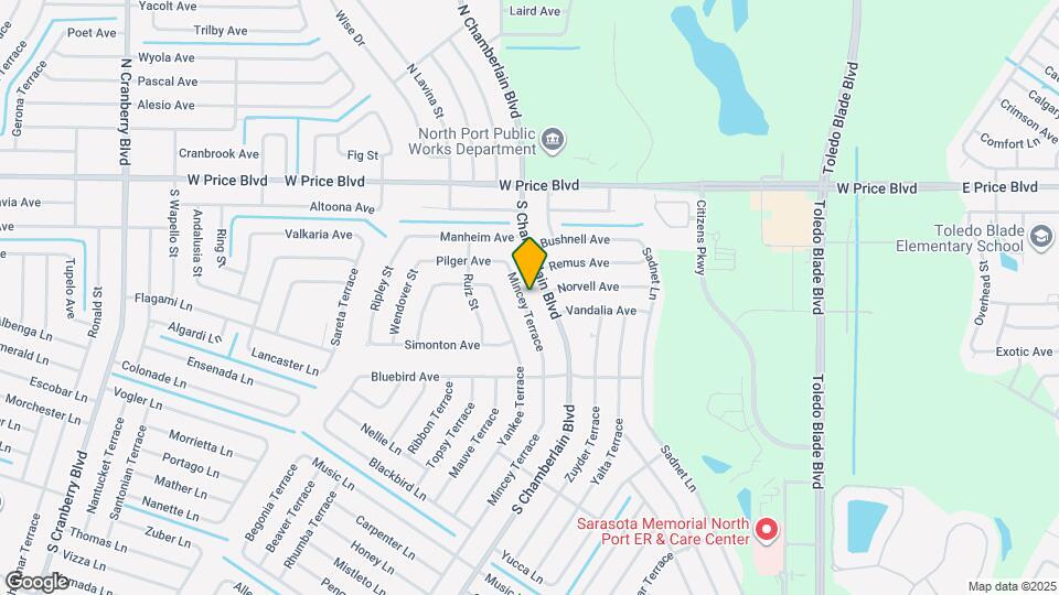 1534 Mincey Terrace Map and Location Details