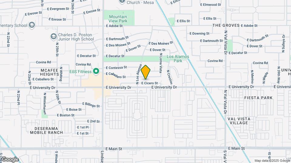 3056 E Cicero St Mapa y Detalles de la Ubicación