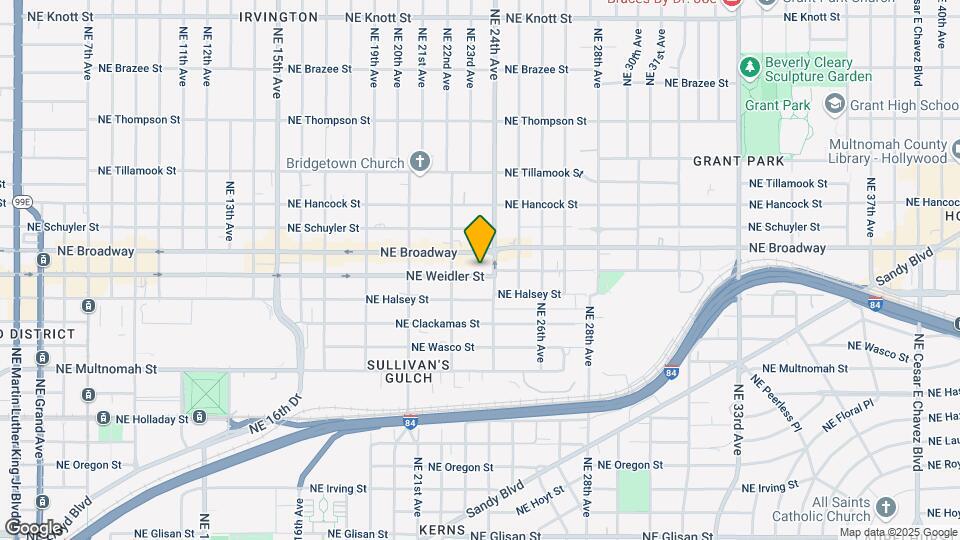 2321 NE Weidler St Mapa y Detalles de la Ubicación