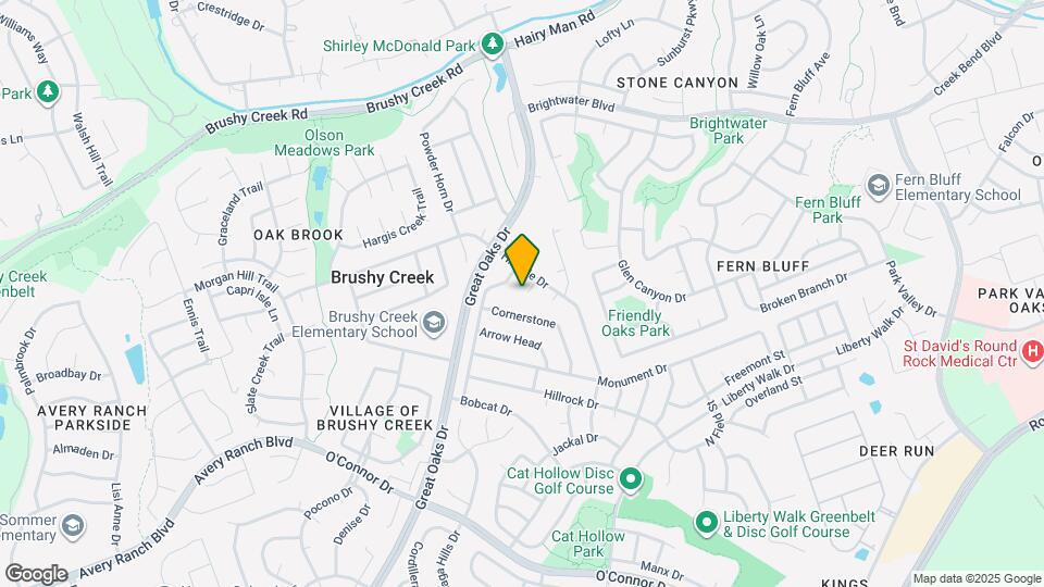 602 Hill Cove Map and Location Details