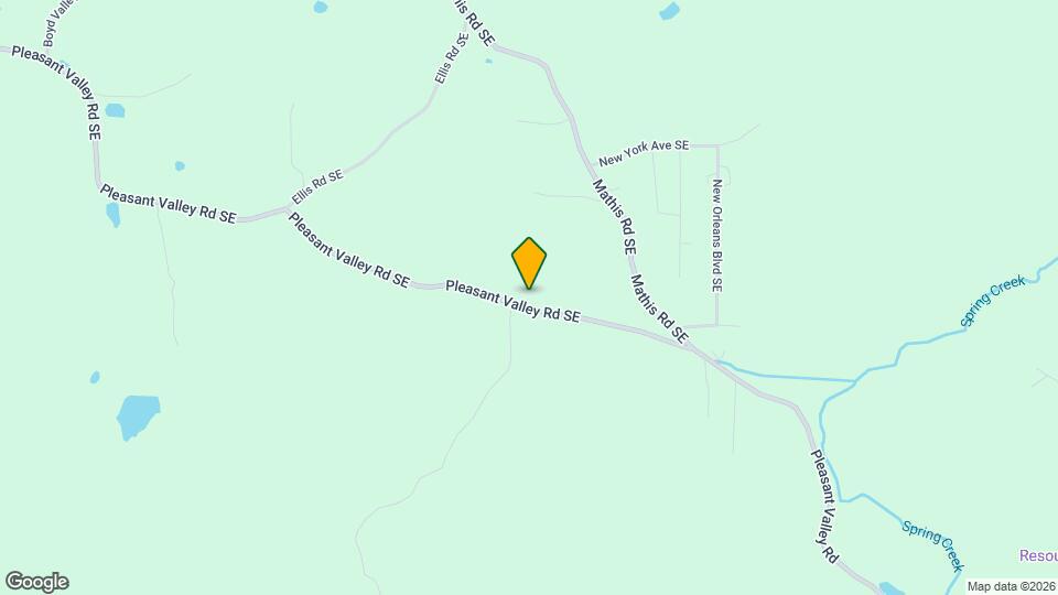 1561 Pleasant Valley Rd SE Mapa y Detalles de la Ubicación