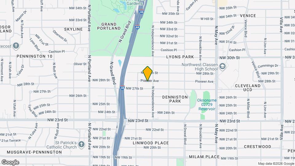 3316 Pioneer Ave Map and Location Details