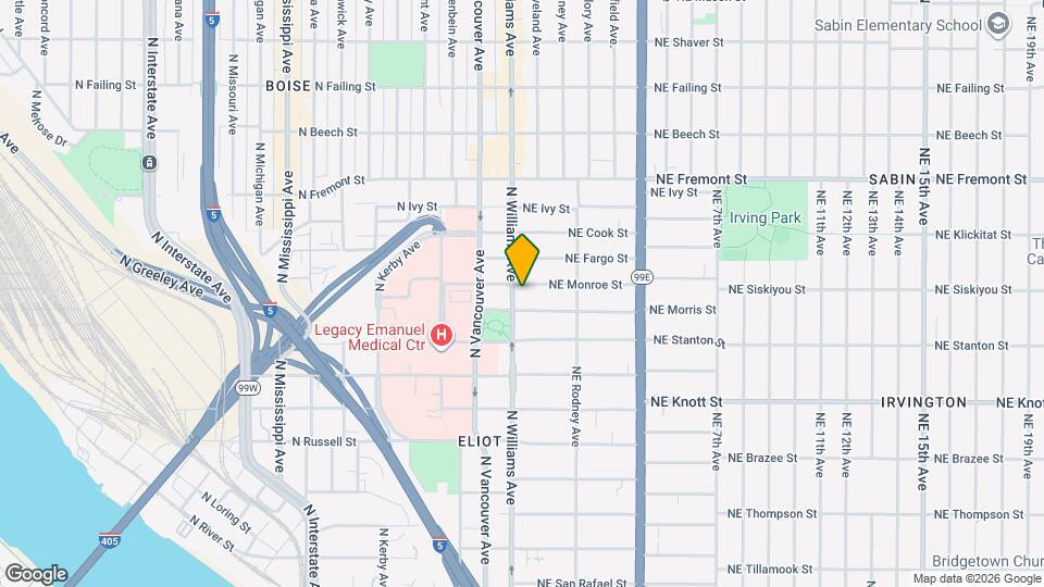 3028 N Williams Ave Map and Location Details