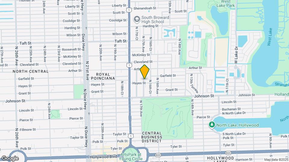 1107 N 17th Ave Map and Location Details