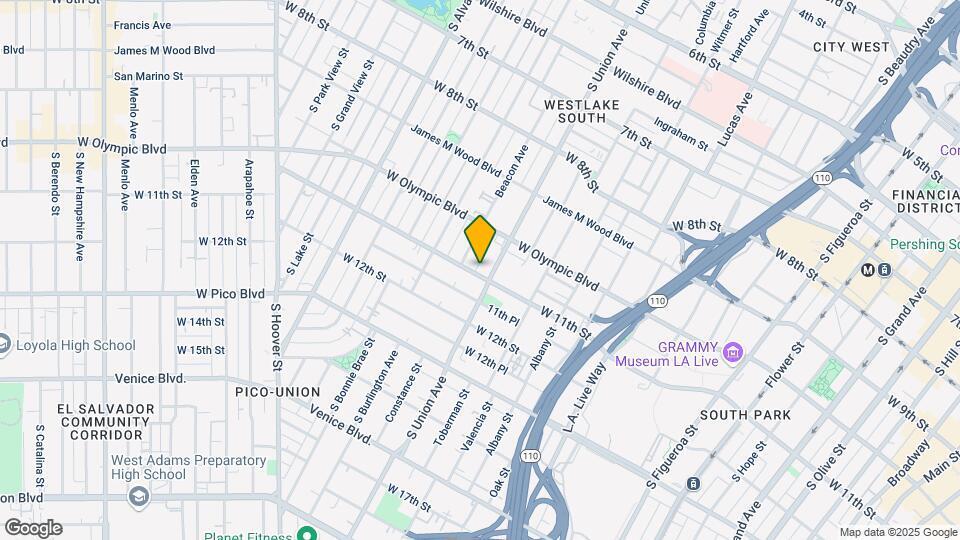 1615 W 11th St Mapa y Detalles de la Ubicación