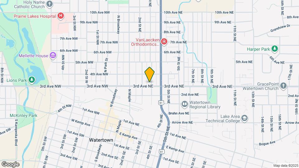 303-307 3rd St NE Map and Location Details