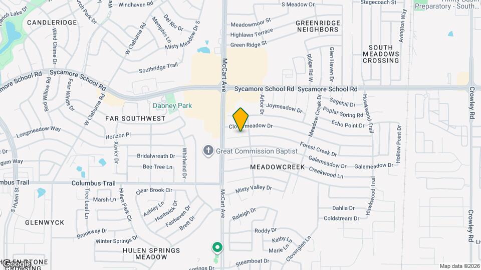 3312 Forest Creek Dr Map and Location Details