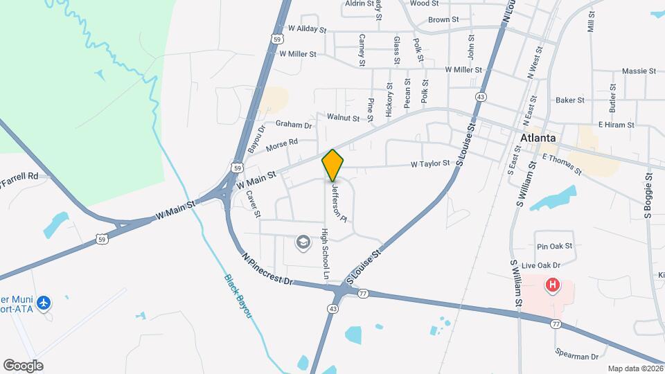 502 Jefferson Pl Map and Location Details