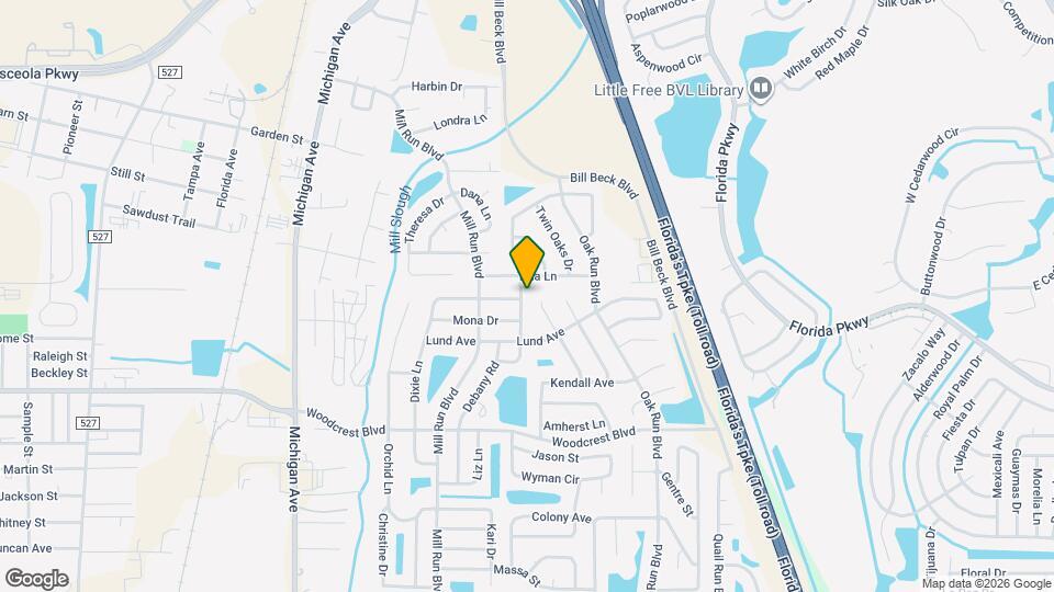 2733 Peggy Dr Mapa y Detalles de la Ubicación