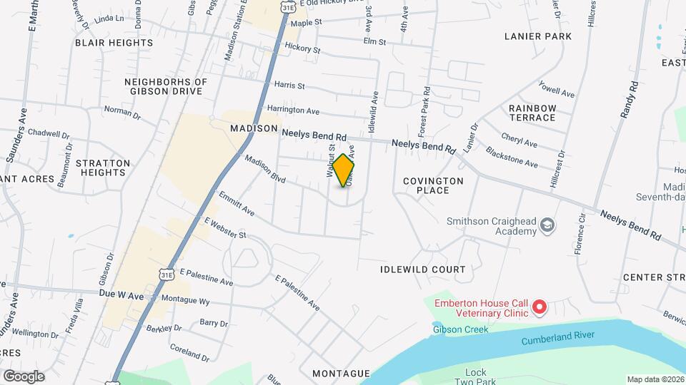 766 Oakdell Ave Map and Location Details