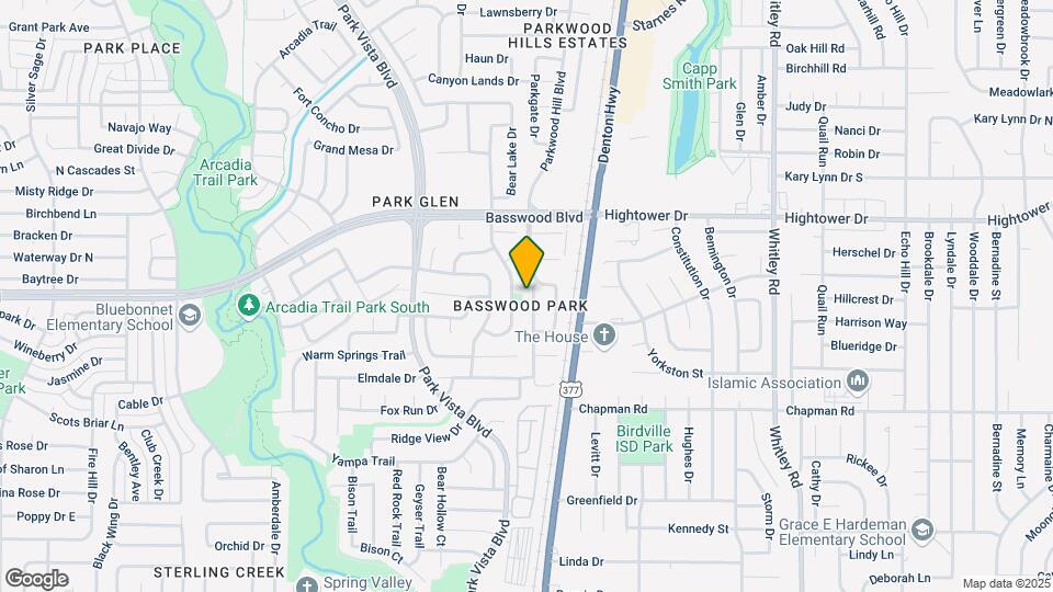 7233 Lindentree Ln Map and Location Details