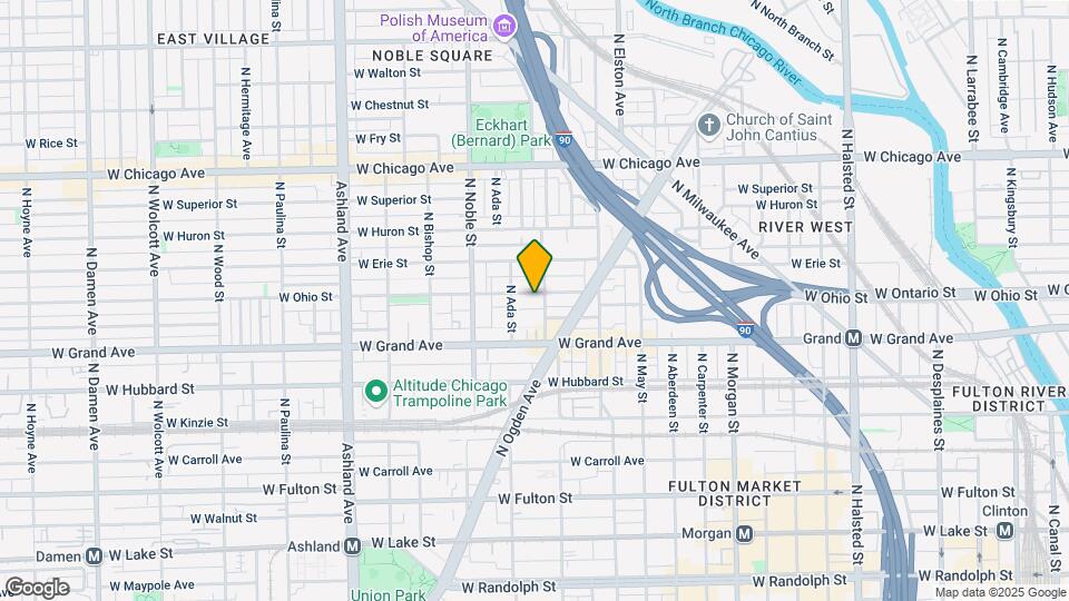 1309 W Ohio St Map and Location Details