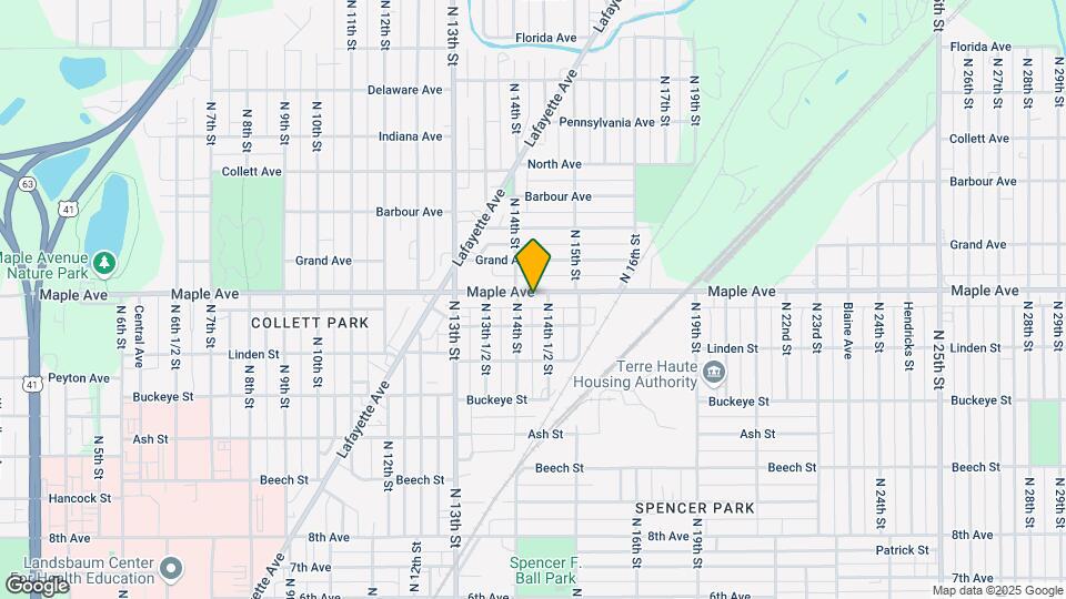 1415 Maple Ave Map and Location Details