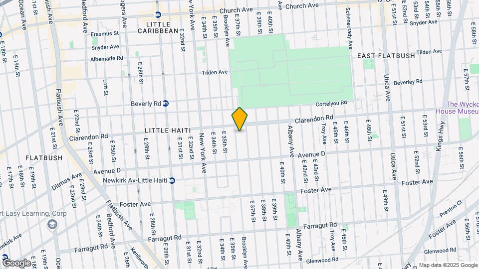 1231 Brooklyn Ave Map and Location Details