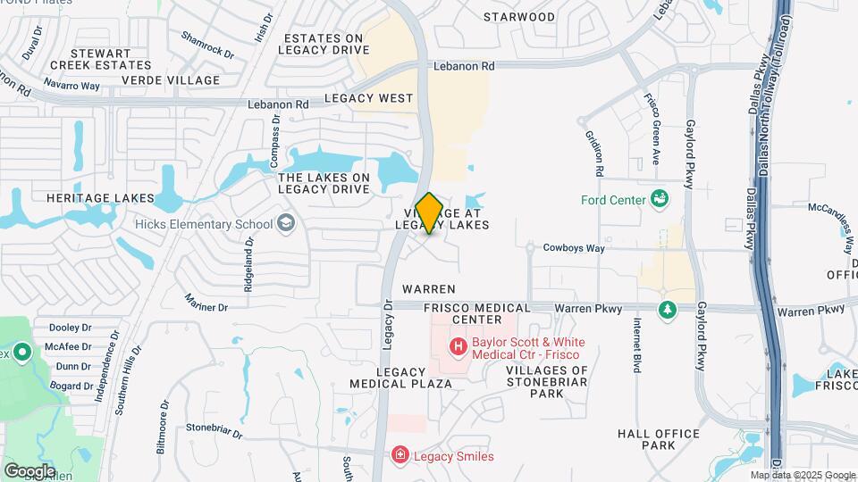 Legends at Legacy Mapa y Detalles de la Ubicación