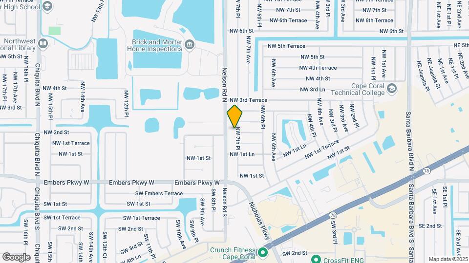 214 NW 7th Pl Map and Location Details