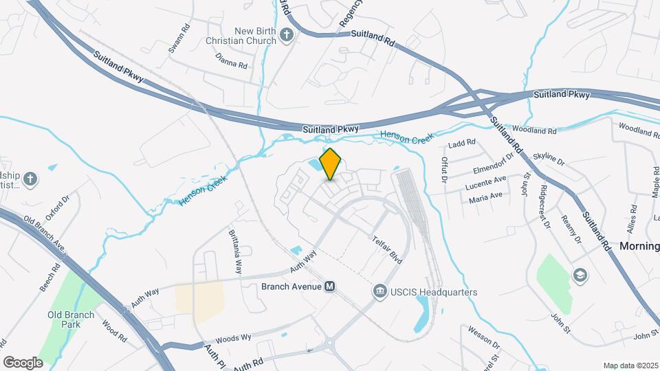 5507 Hartfield Ave Map and Location Details