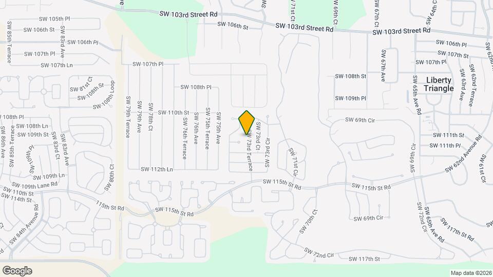 11120 SW 73rd Terrace Map and Location Details