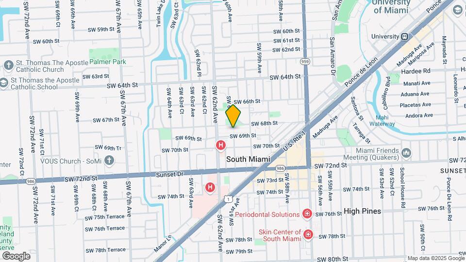 6023 SW 69th St Mapa y Detalles de la Ubicación