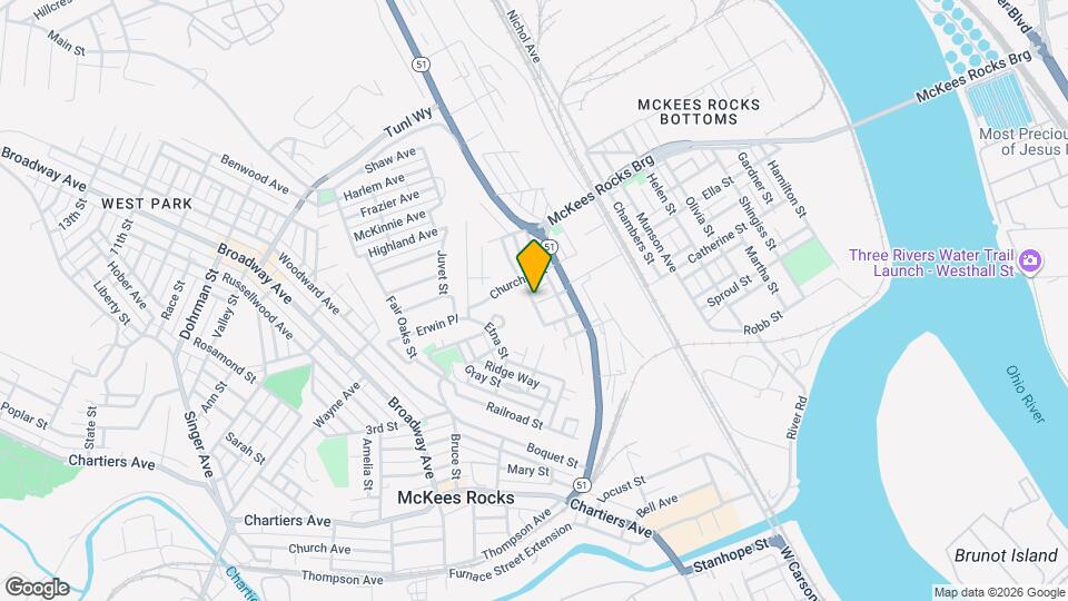 124 Cutler St Map and Location Details