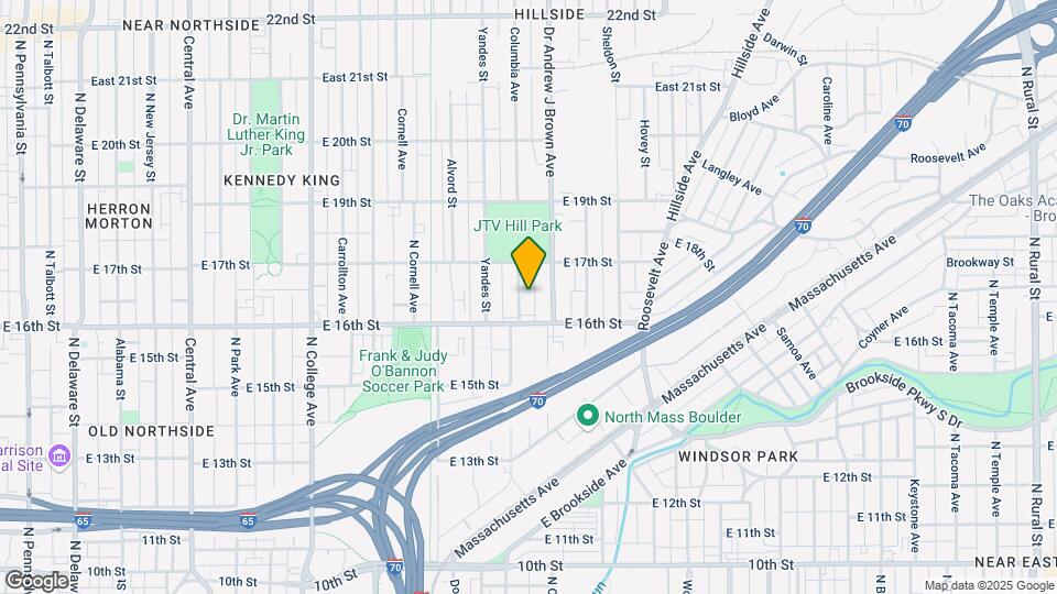 1631 Columbia Ave, Unit B Map and Location Details