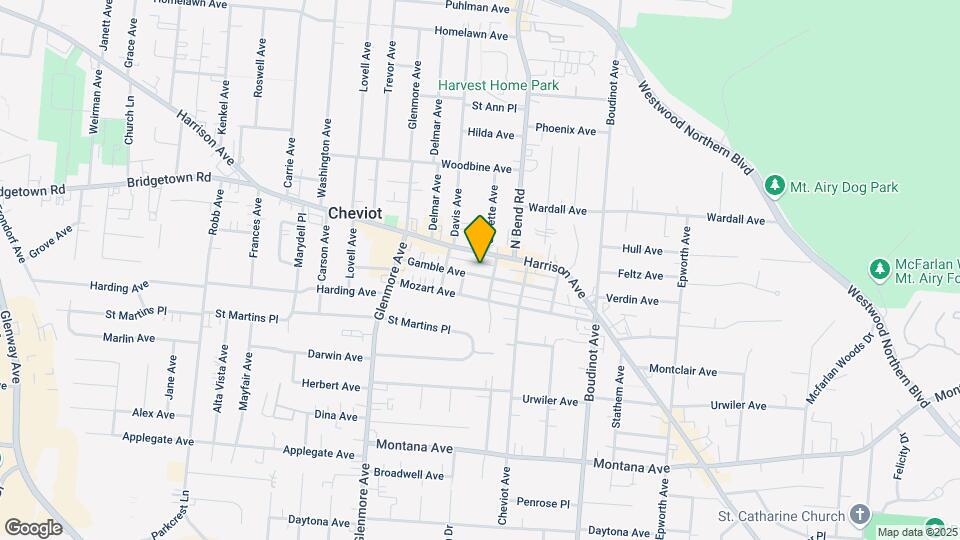 3514 Gamble Ave Map and Location Details