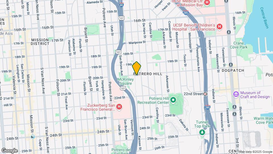 813-817 Kansas St Map and Location Details