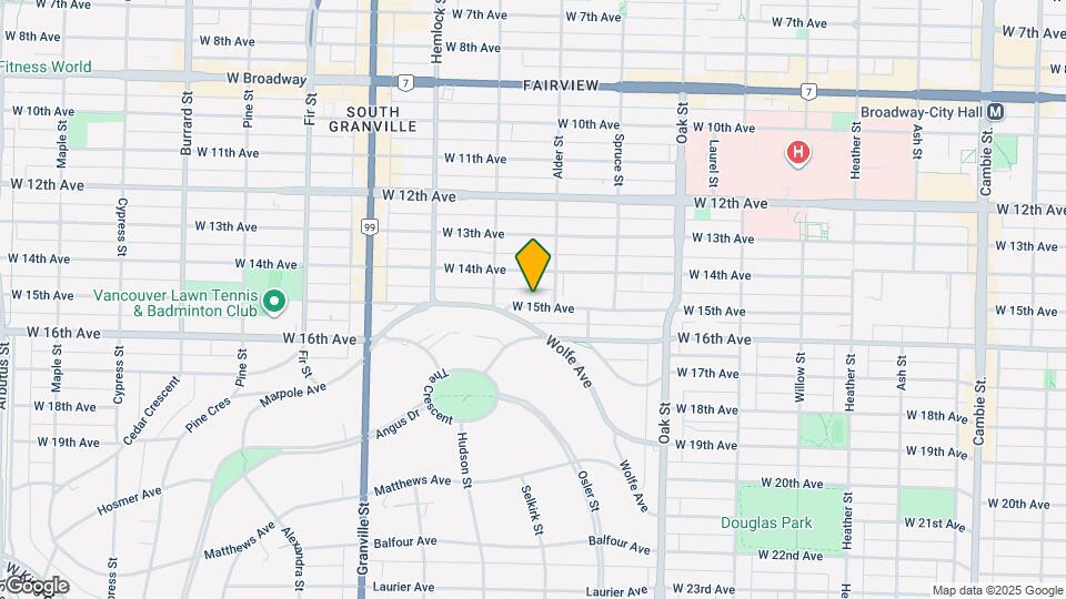 1235 W 15th Ave Map and Location Details