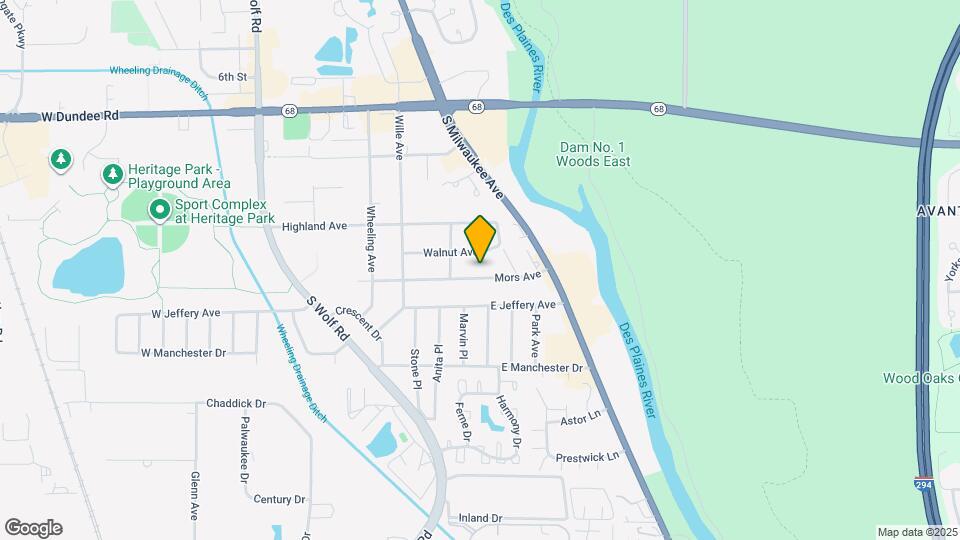 410 Mors Ave Map and Location Details