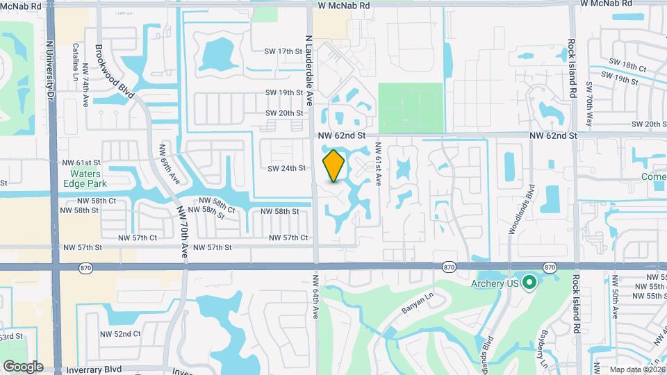 5940 NW 64th Ave Map and Location Details