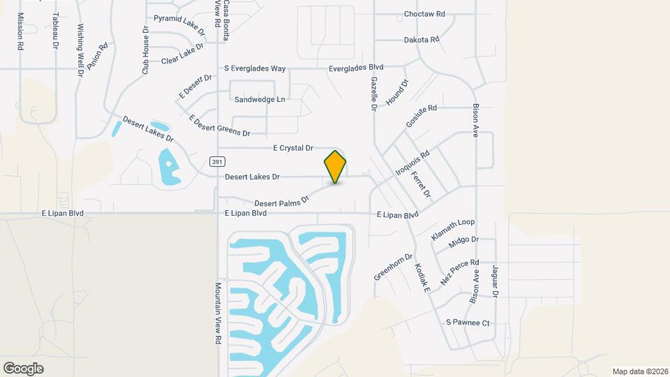 2134 Desert Palms Dr Map and Location Details