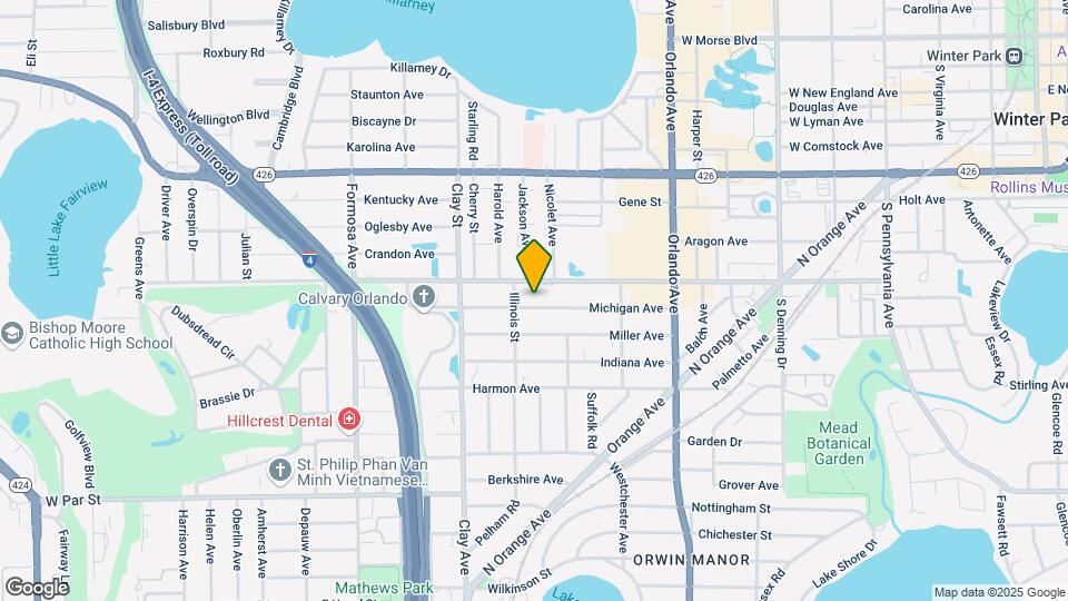 1555 Michigan Ave Map and Location Details